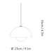 &tradition, Flowerpot Pendant VP1, Polished Stainless Steel