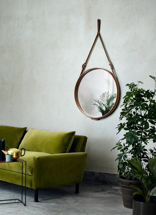 Adnet Wall Mirror, Circular
