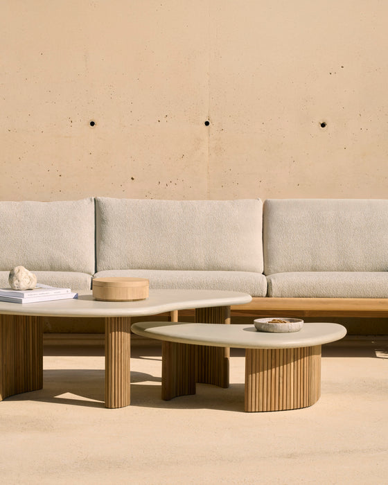 Boomerang outdoor coffee table