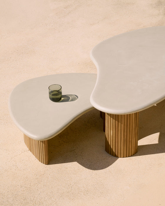 Boomerang outdoor coffee table