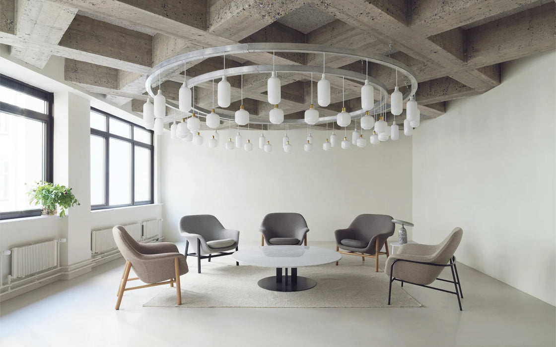 Drape Lounge Chair Low Wood