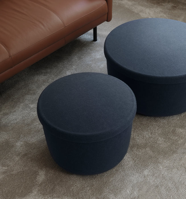Hide Storage Pouf Large