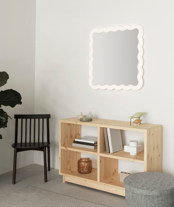 Illu Mirror 31.5 x 31.5 in. White