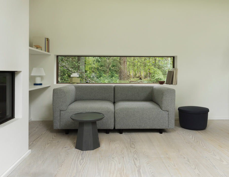 Hide Storage Pouf Large