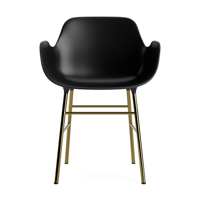 Form Armchair Brass