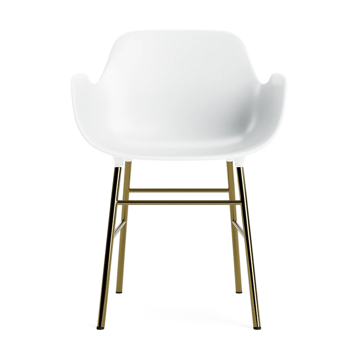 Form Armchair Brass