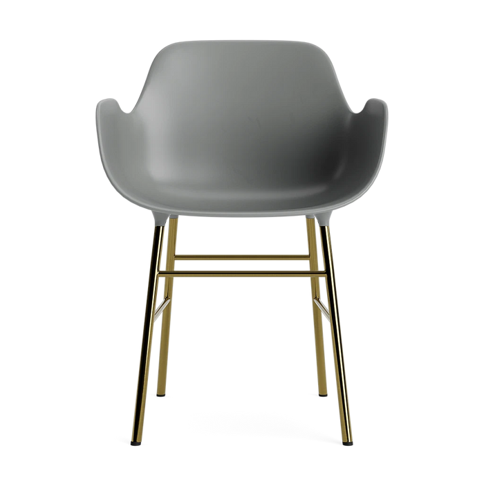 Form Armchair Brass
