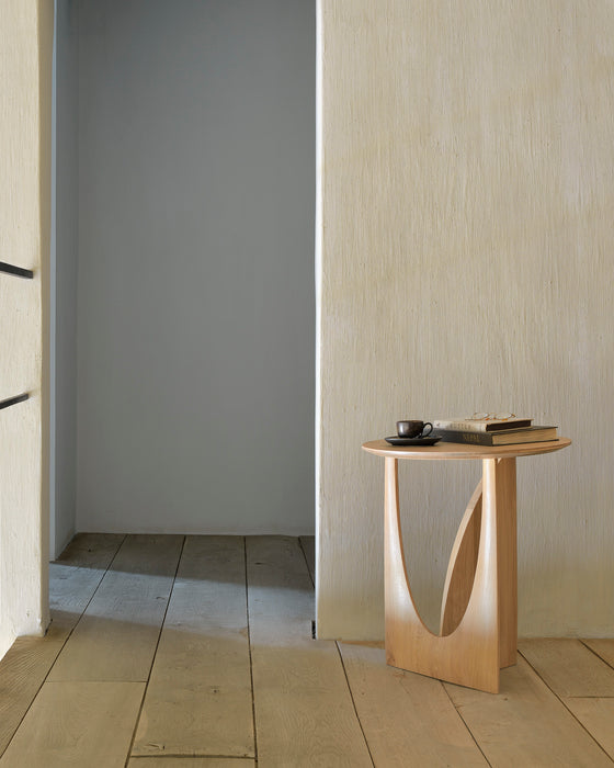 Geometric side table