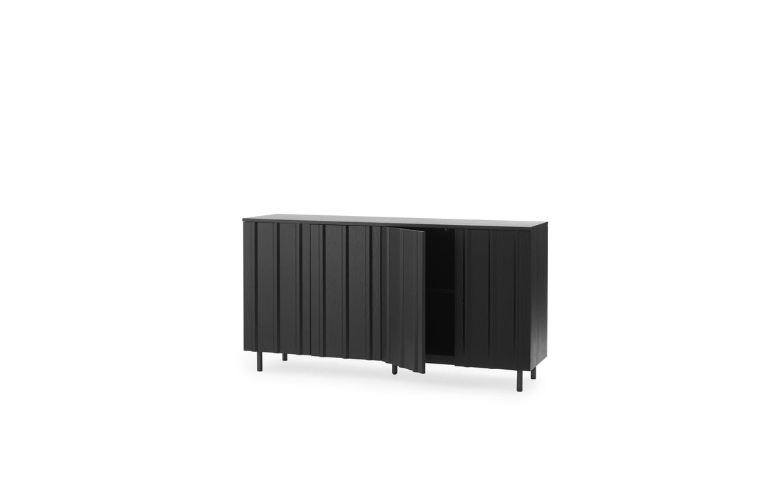 Rib Sideboard Soft Black