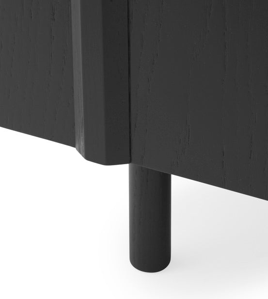 Rib Cabinet Soft Black