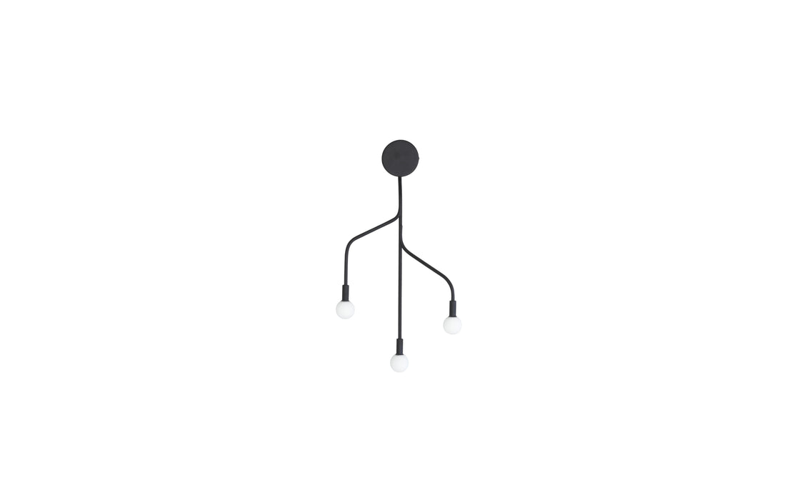 Vekst Wall Lamp Black