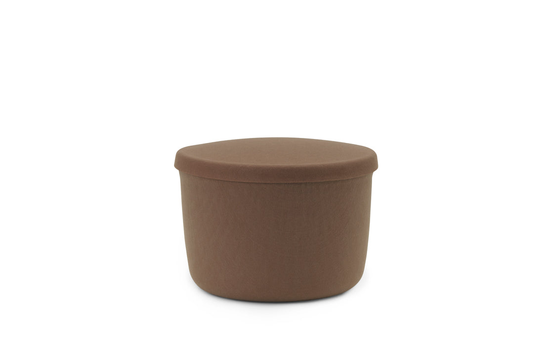 Hide Storage Pouf Small