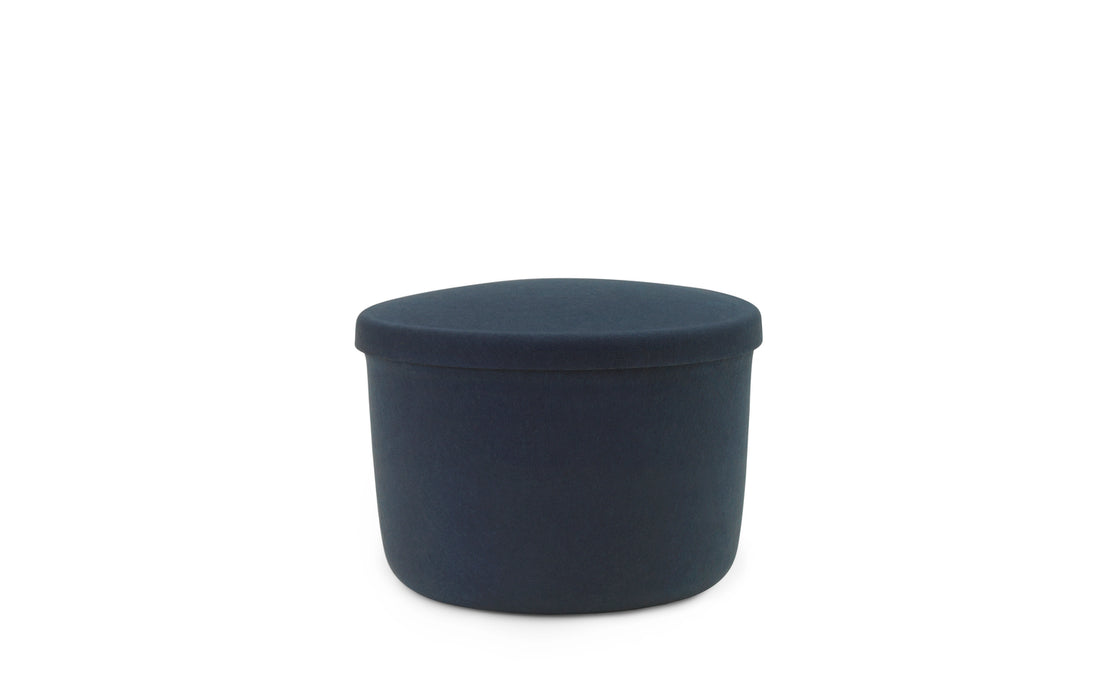 Hide Storage Pouf Small
