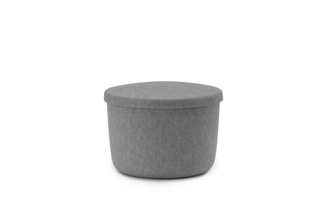 Hide Storage Pouf Small