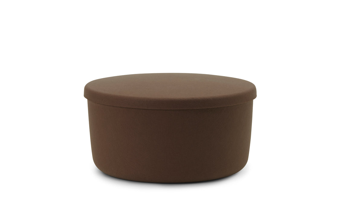 Hide Storage Pouf Large