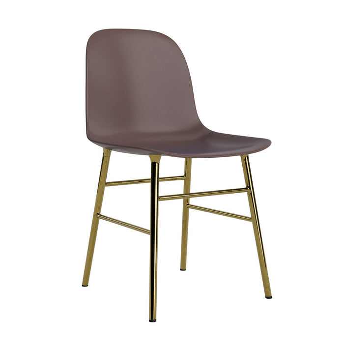 Form Chair Brass