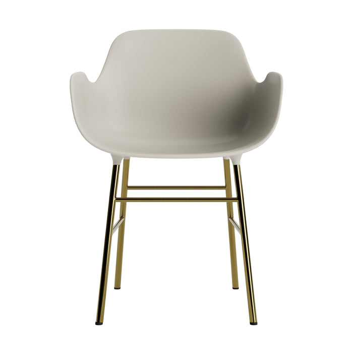 Form Armchair Brass