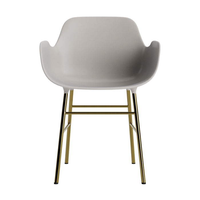 Form Armchair Brass