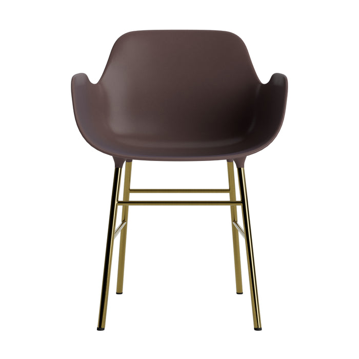 Form Armchair Brass
