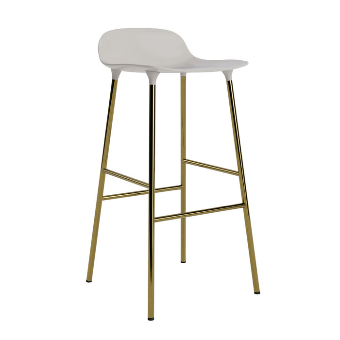 Form Barstool 29.5in Brass