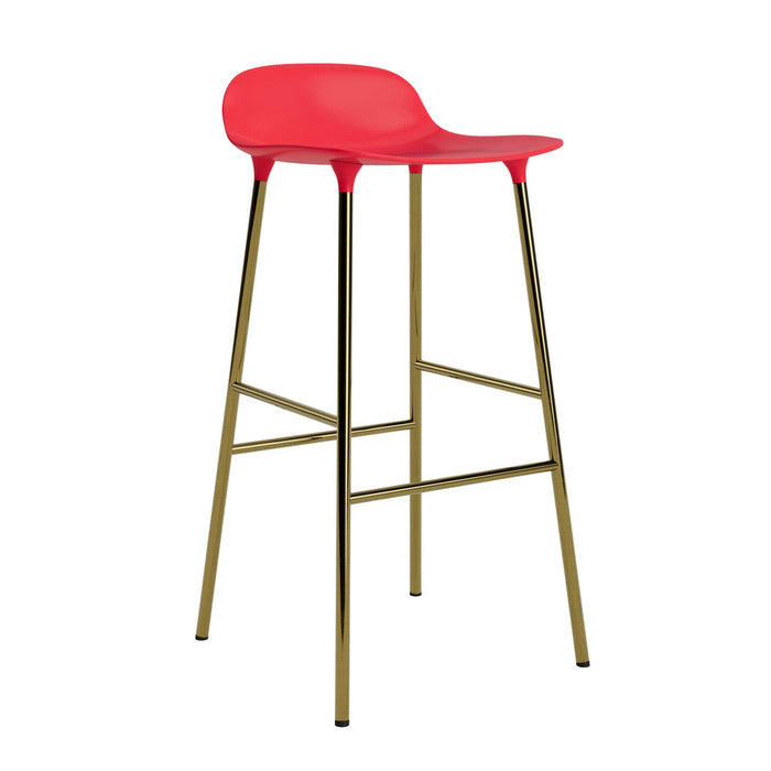 Form Barstool 29.5in Brass