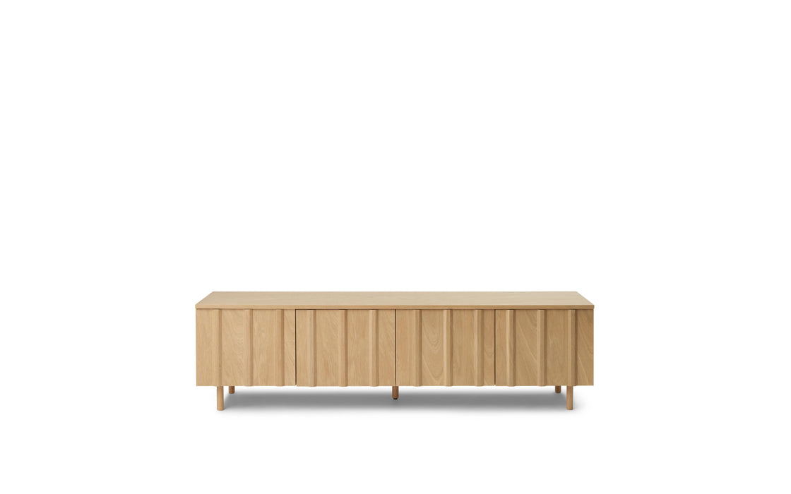 Rib Sideboard Low Oak