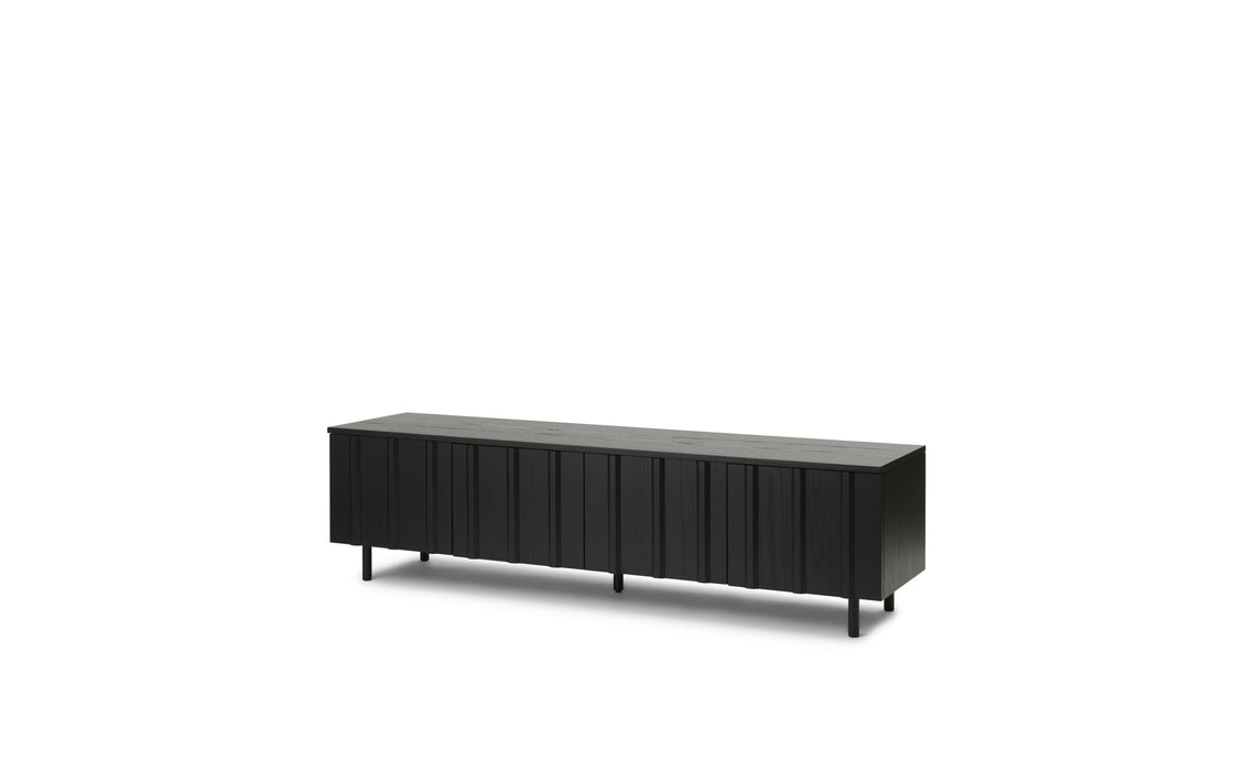 Rib Sideboard Low Soft Black