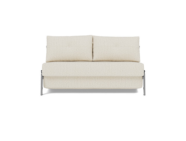 Cubed Full Size Sofa Bed With Chrome legs