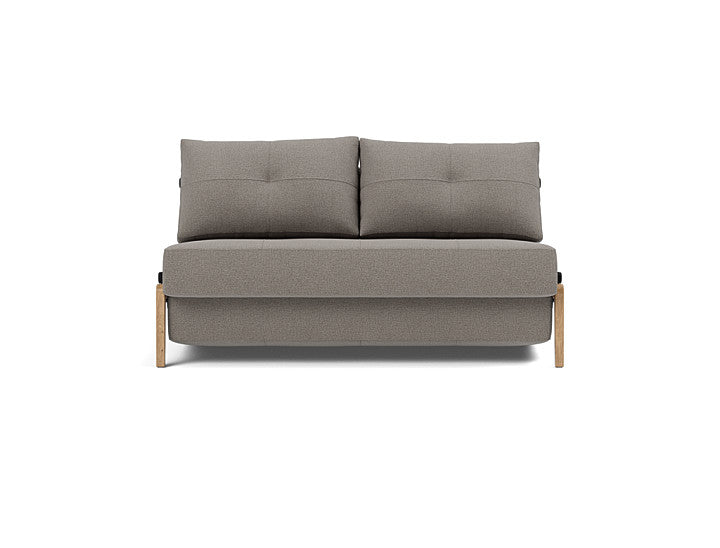 Cubed Full Size Sleeper Sofa With Wood Legs