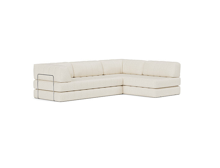 CozyPad Sleeper Sofa L-Shape with arms