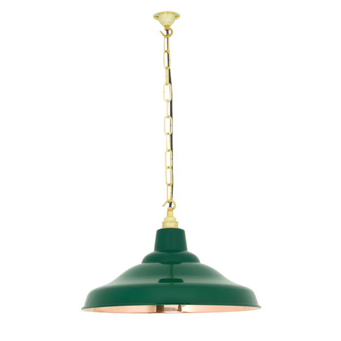 Original BTC, School Light, Weathered Copper, Pendant,