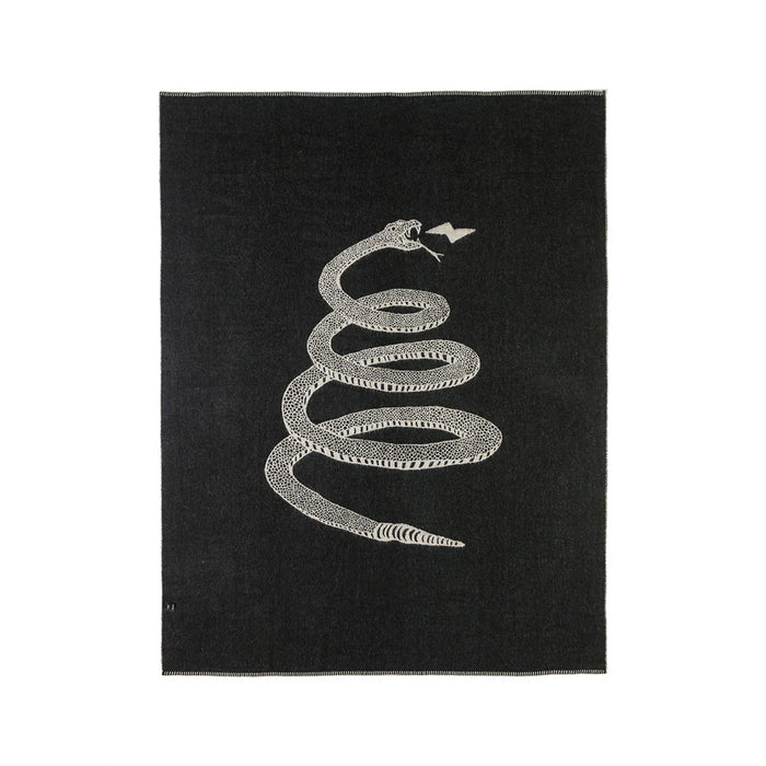 Peyote Reversible Throw Ivory Black