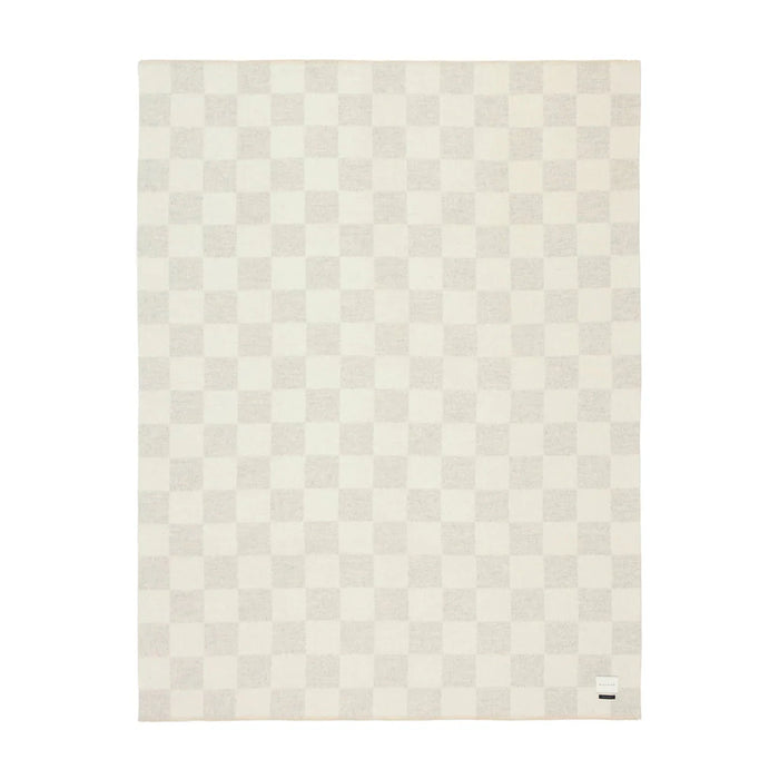 Crosby Heirloom Blanket. Zero Dye shoji ivory check
