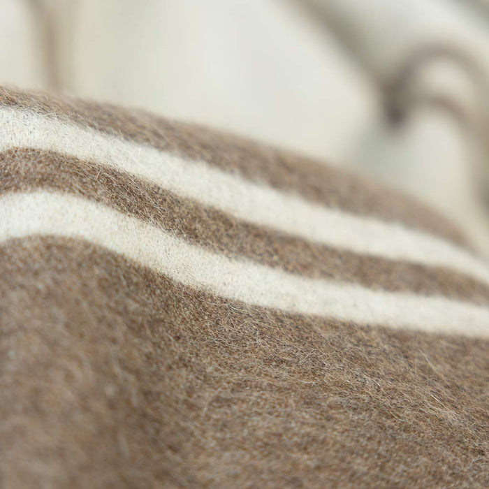 Straits Reversible Throw Ivory Cacao