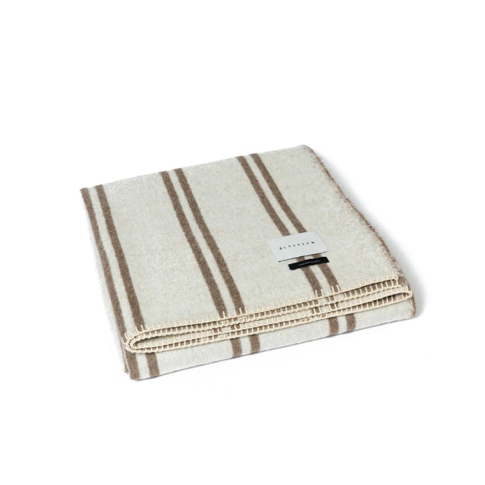 Straits Reversible Throw Ivory Cacao