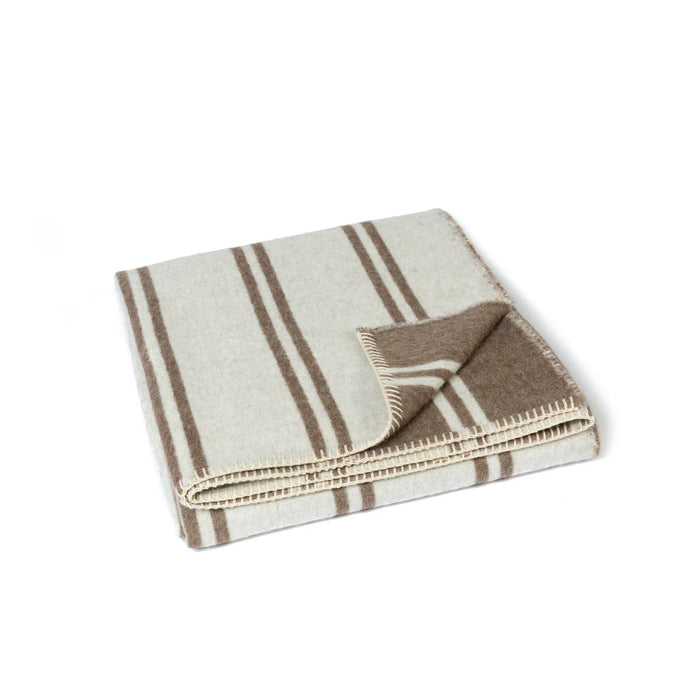 Straits Reversible Throw Ivory Cacao