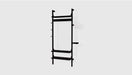 Black Uprights Black Brackets Black Shelves /