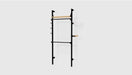 Black Uprights Black Brackets Blonde Shelves /