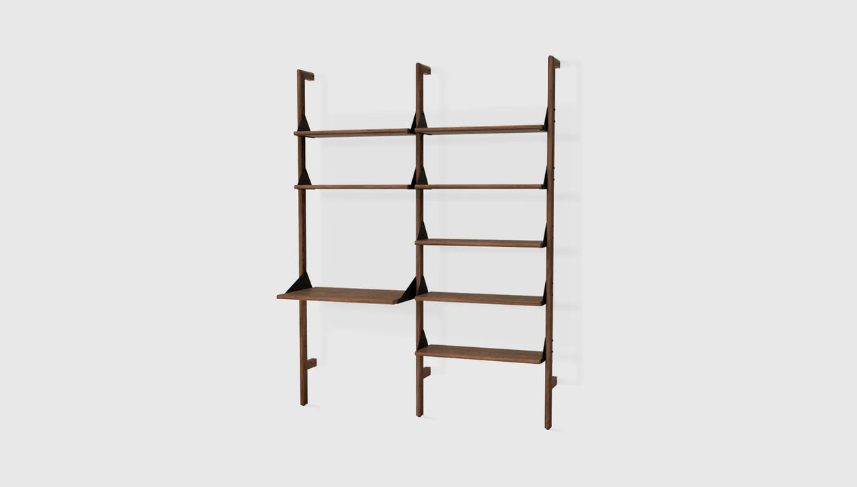 Branch-2 Shelving Unit with Desk