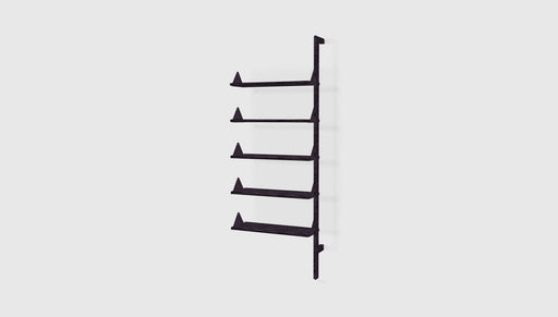 Black Uprights Black Brackets Black Shelves /