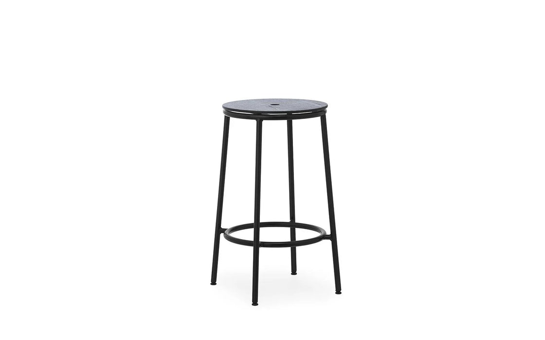 Circa Barstool 65cm Black Steel