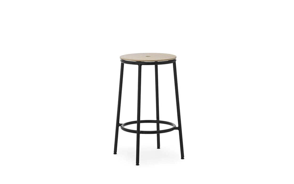 Circa Barstool 65cm Black Steel