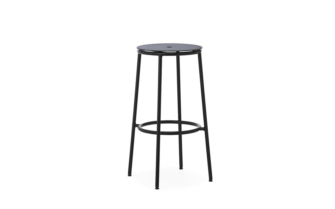 Circa Barstool 75cm Black Steel