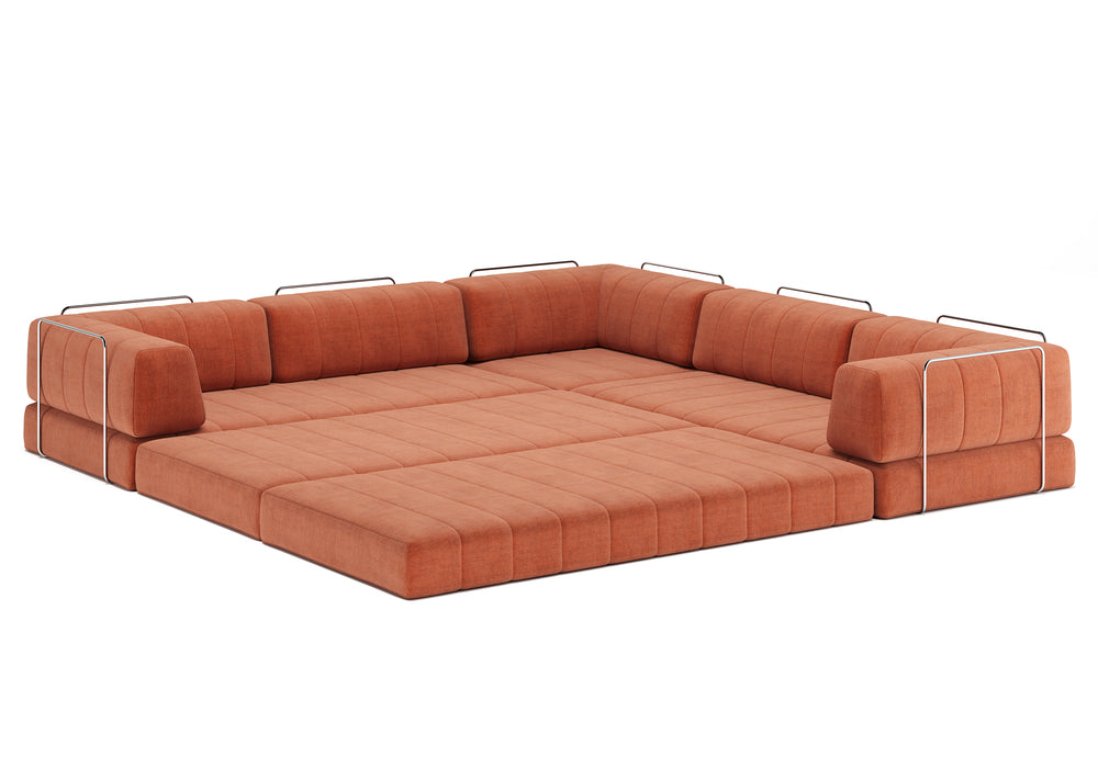 CozyPad Sleeper Sofa Corner with arms