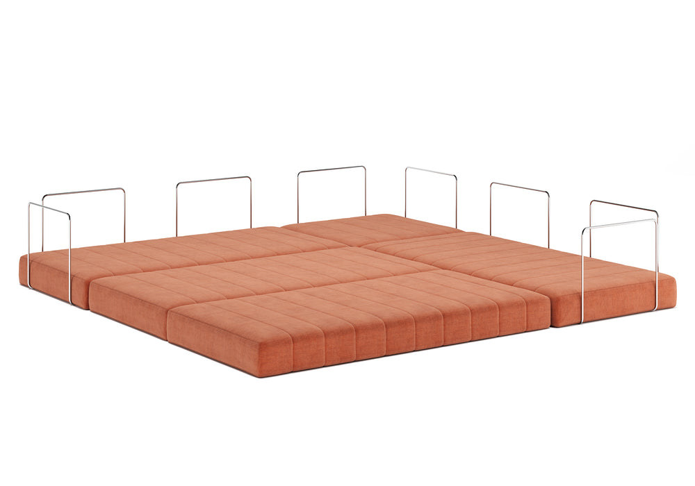 CozyPad Sleeper Sofa Corner with arms