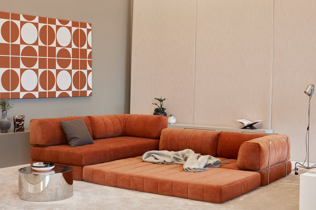 CozyPad Sleeper Sofa L-Shape with arms
