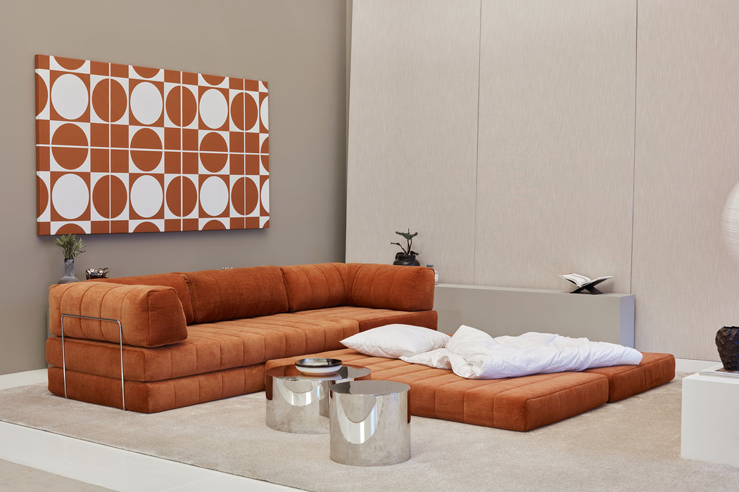 CozyPad Sleeper Sofa Corner with arms