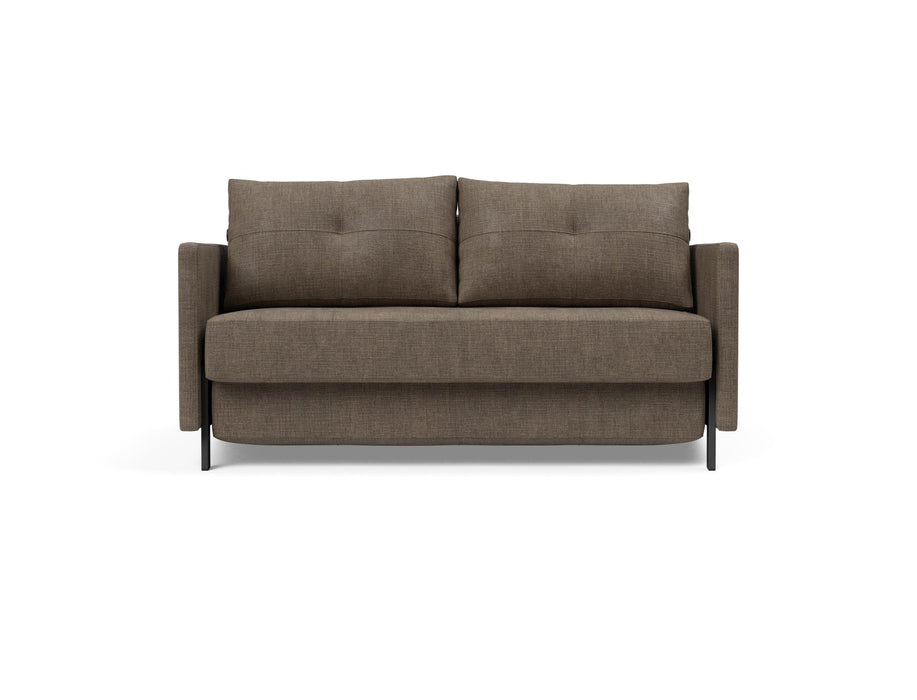 Cubed Queen Size Sofa Bed With Chrome Legs