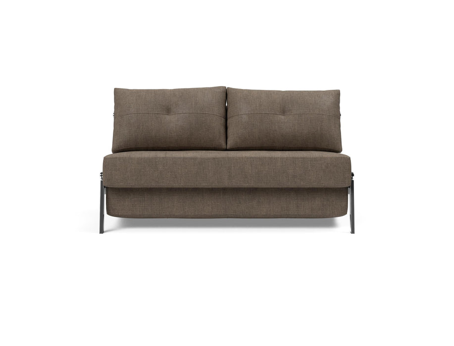 Cubed Full Size Sofa Bed With Chrome legs