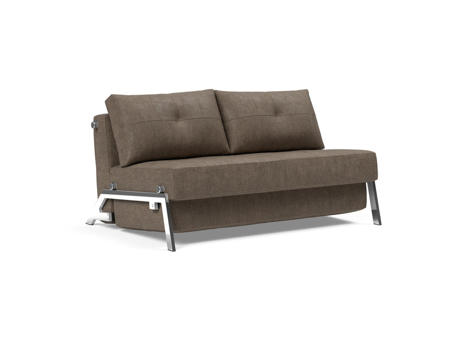 Cubed Full Size Sofa Bed With Chrome legs